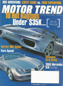 MOTOR TREND 2000 JUNE - VIPER GT-S, INSIGHT, 300 HEMI
